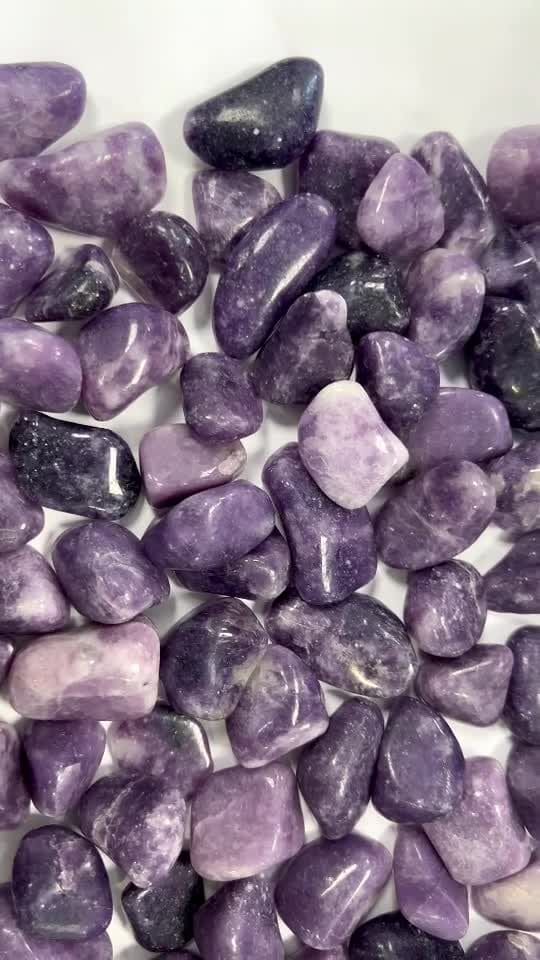 Pietre barilate Lepidolite AA da 250g